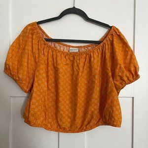 Ava & Viv Orange Crop Top